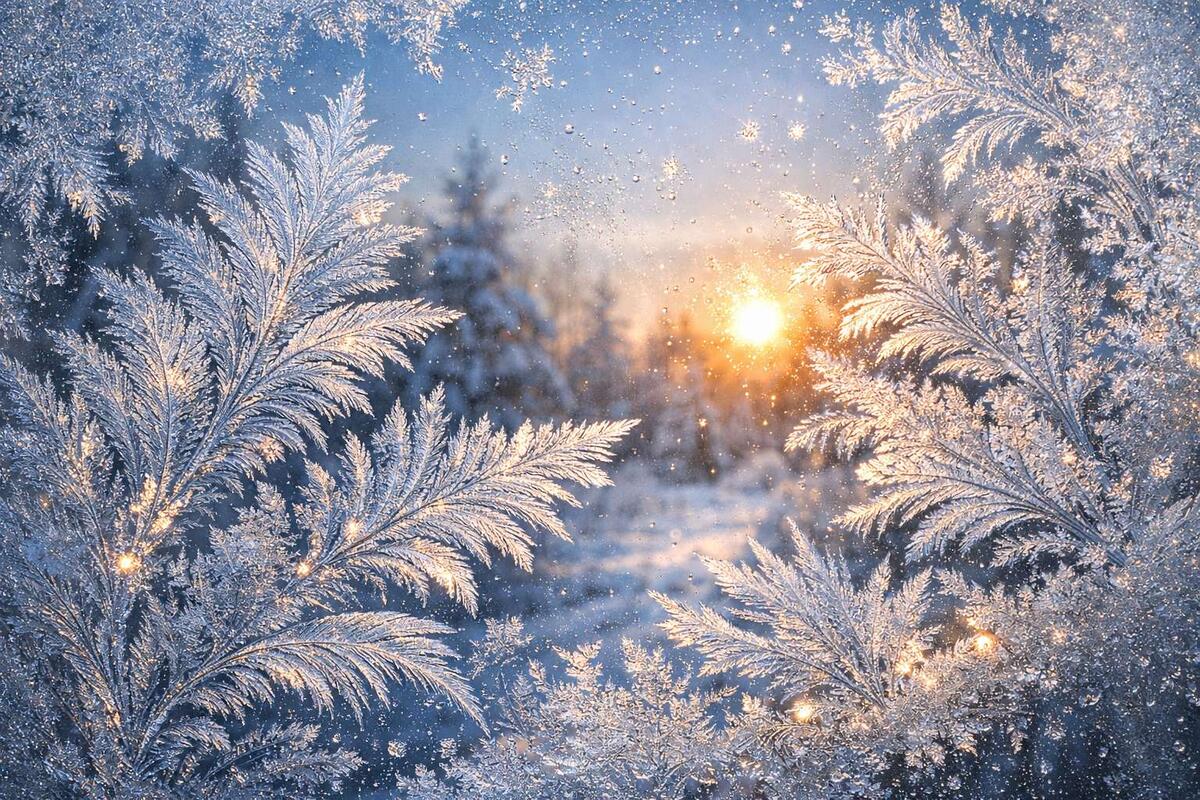    Вы это видели сотни раз, но не знали почему: тайна морозных узоров на окнах.