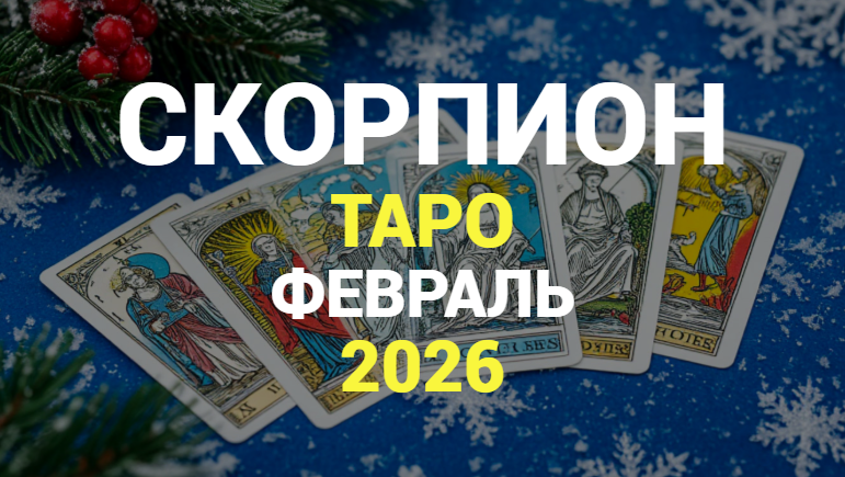 ⭐СКОРПИОН ТАРО прогноз на ФЕВРАЛЬ 2026