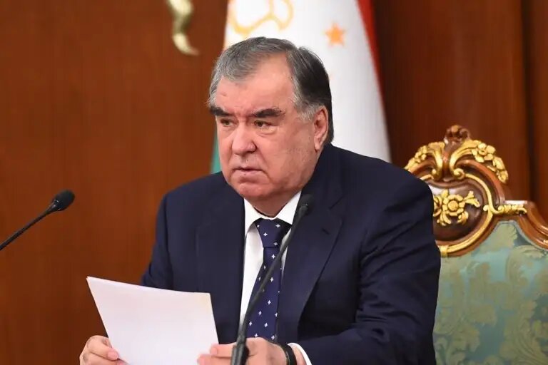    Эмомали Рахмон. Фото: пресс-служба президента Таджикистана