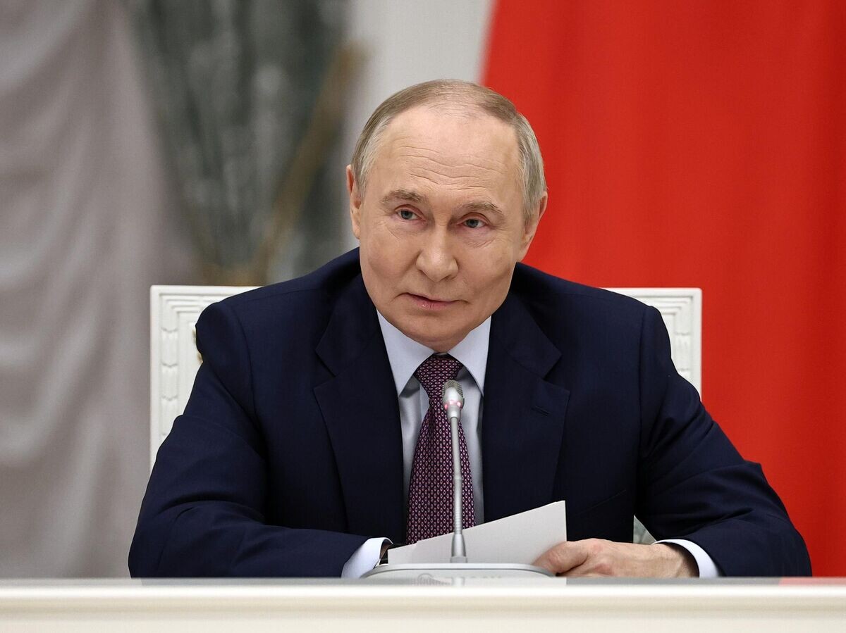    Президент РФ Владимир Путин на заседании Совета при президенте РФ по реализации государственной демографической и семейной политики© РИА Новости . POOL