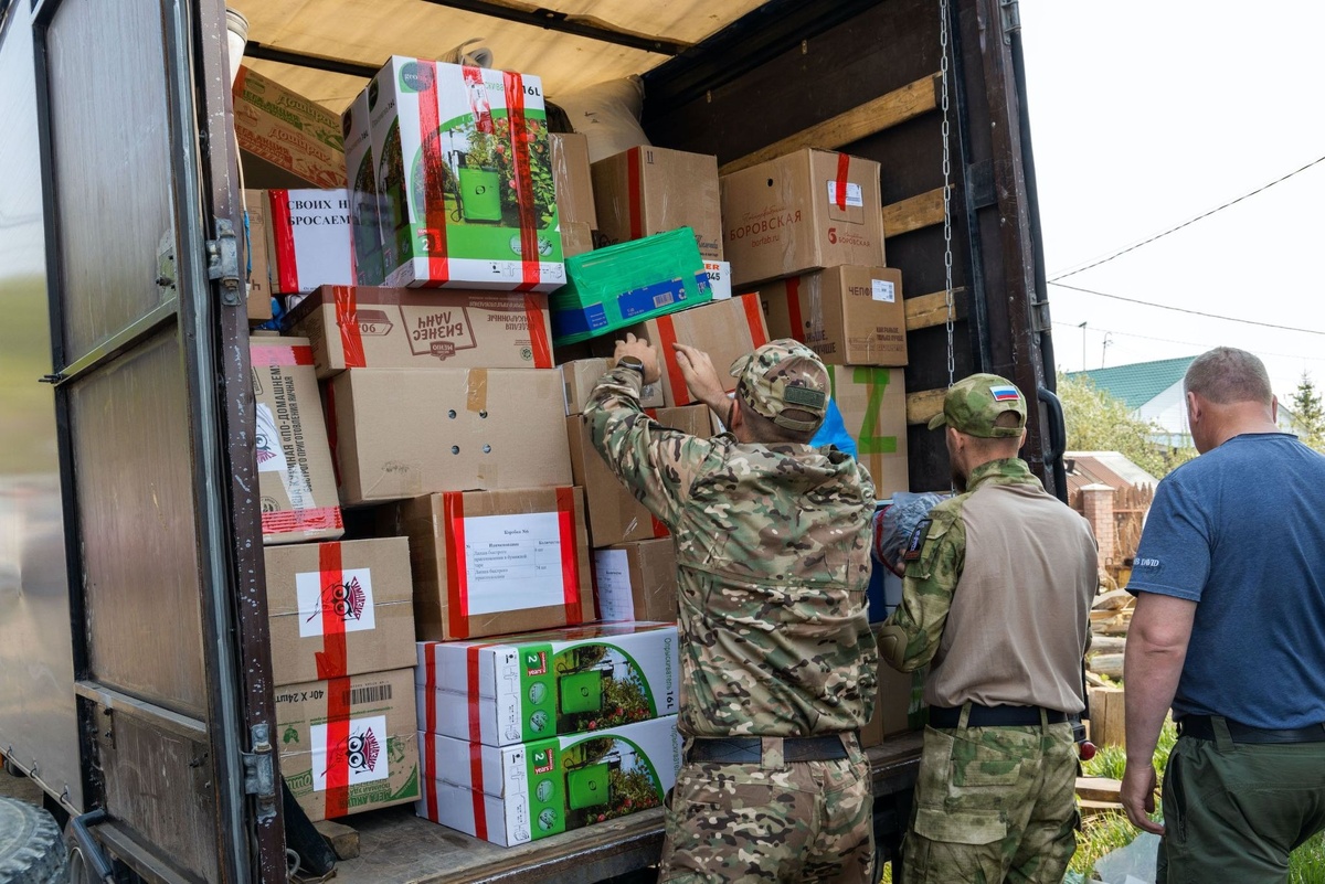 Источник https://m.zs74.ru/news/deputaty-vladimir-bekishev-i-olga-mukhometyarova-vezut-gumpomosch-v-zonu-svo