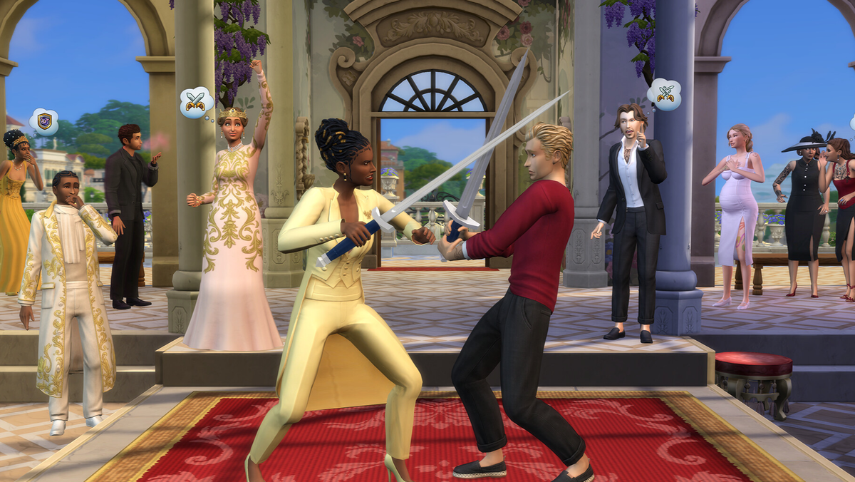 Королевство, дуэли и династии: для The Sims 4 анонсировали новое DLC