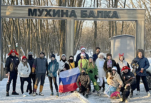    Участники забега. / ФОТО из архива А. Дубовского Администратор