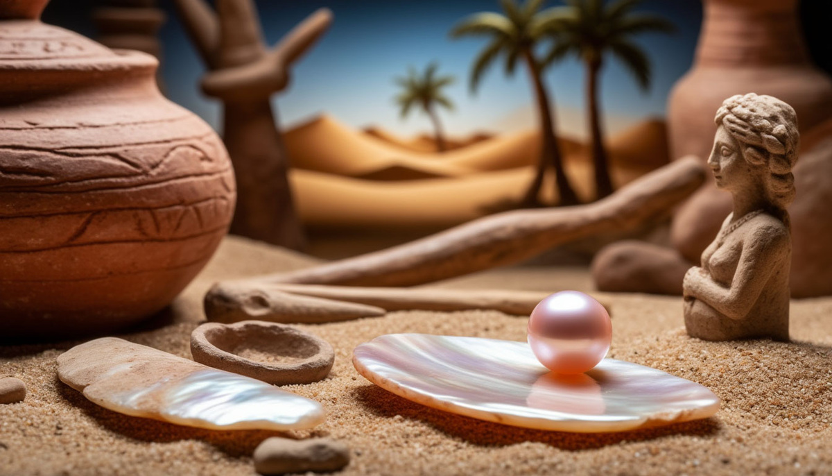 5800 год до н. э. Остров Маравах. Женщина вплетает крошечную розовую жемчужину в волосы — не как украшение, а как оберег. Это связь с морем, которое кормит племя.

Спустя 8000 лет археологи находят её в культурном слое. Три миллиметра перламутра — и целая эпоха в ладонях. Учёные говорят: „Она тёплая. Как будто только что снята с шеи“.

Эта жемчужина — немой свидетель первых человеческих ритуалов. Она не блестит, как королевские сокровища, но в её бледности — тихая сила времени