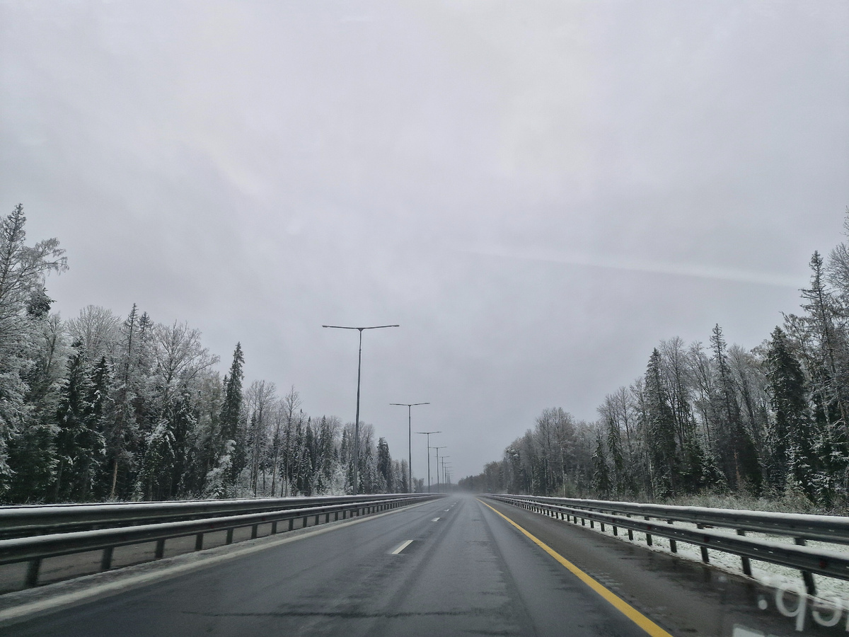 8 мая. Снегопад в Тверской области.