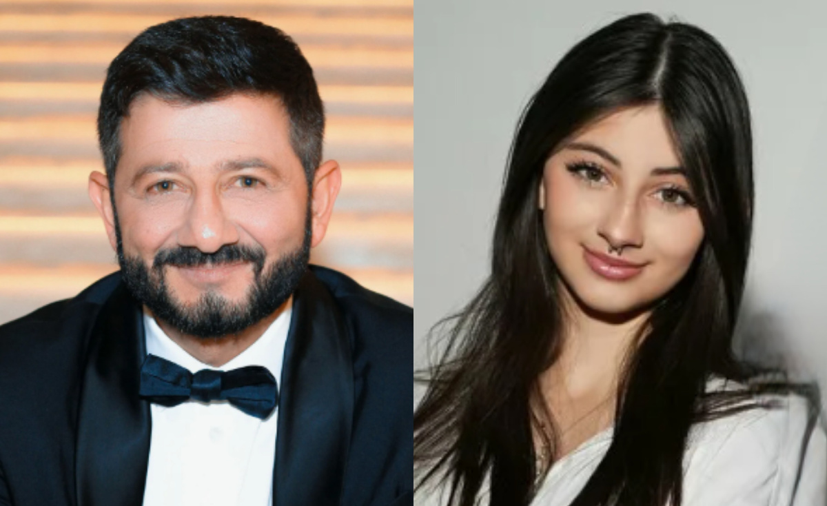 на фото Михаил Галустян и его дочка Элина