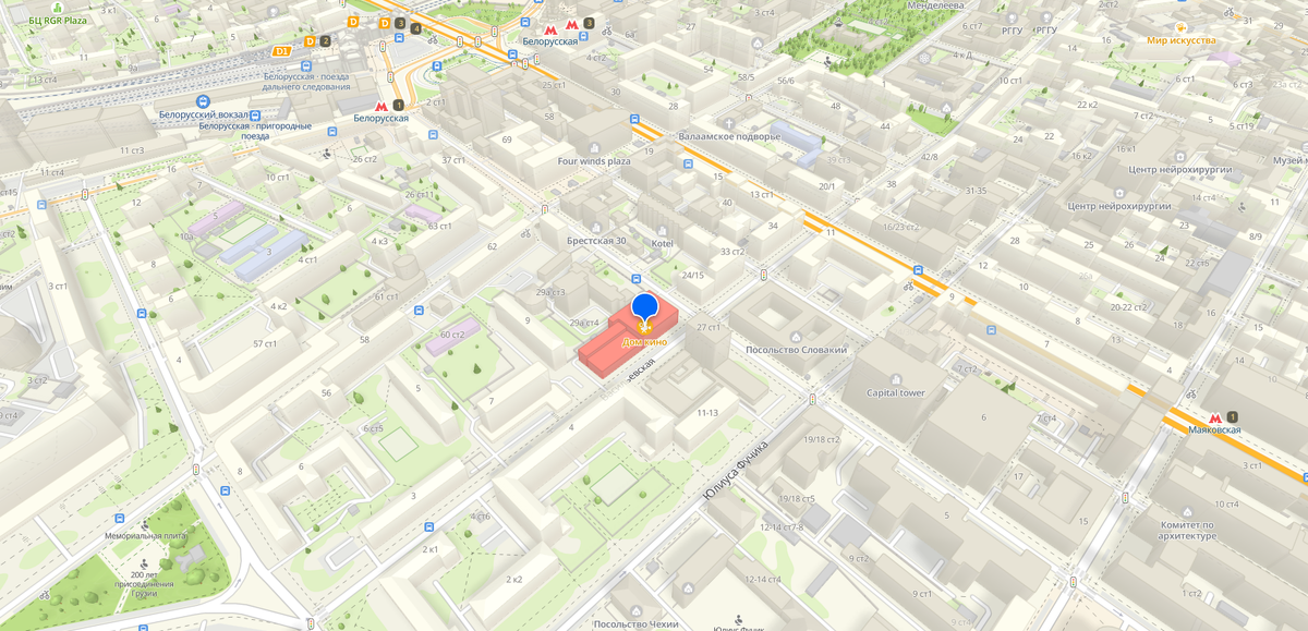 Пятно застройки ЖК Васильевский, 13