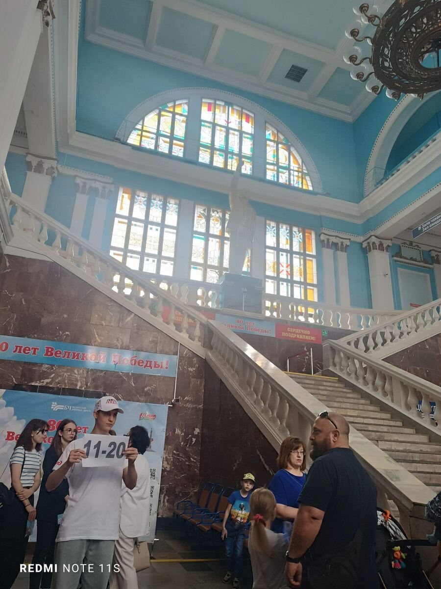 Гомельский вокзал очень красивый