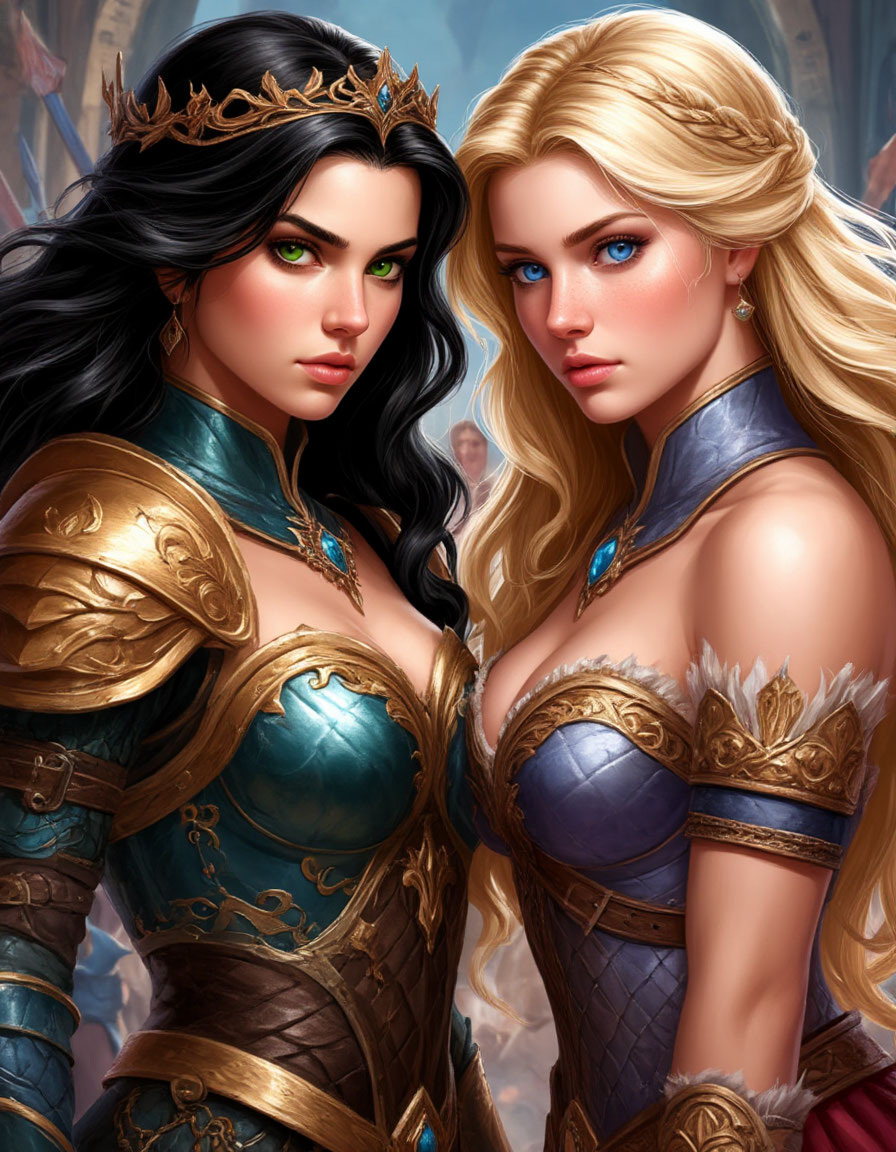 Ядвига с Сесилией на спортивной площадке картинка создана ИИ