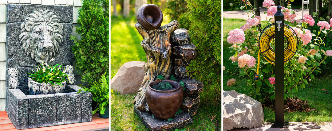 Как выбрать фонтан для сада и патио
