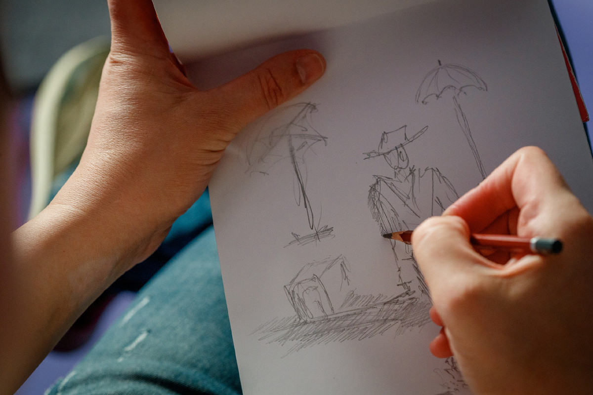 Зарисовки во время интервью