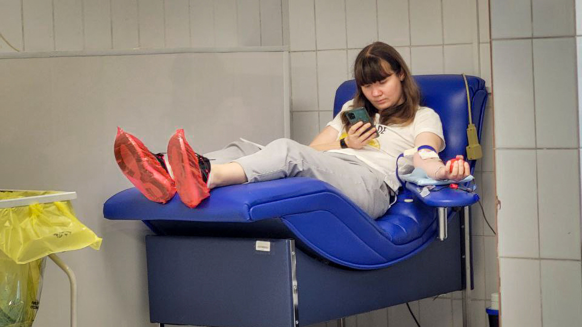 Анастасия Баранова, донор крови/фото: Анастасия Баранова