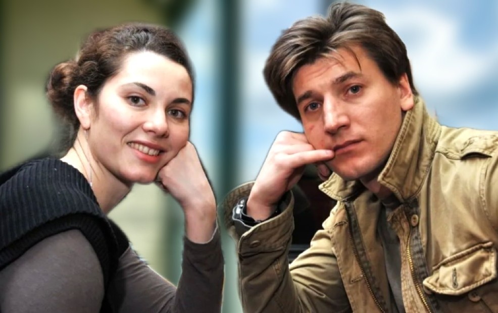 на фото Янина Соколовская и Александр Устюгов 