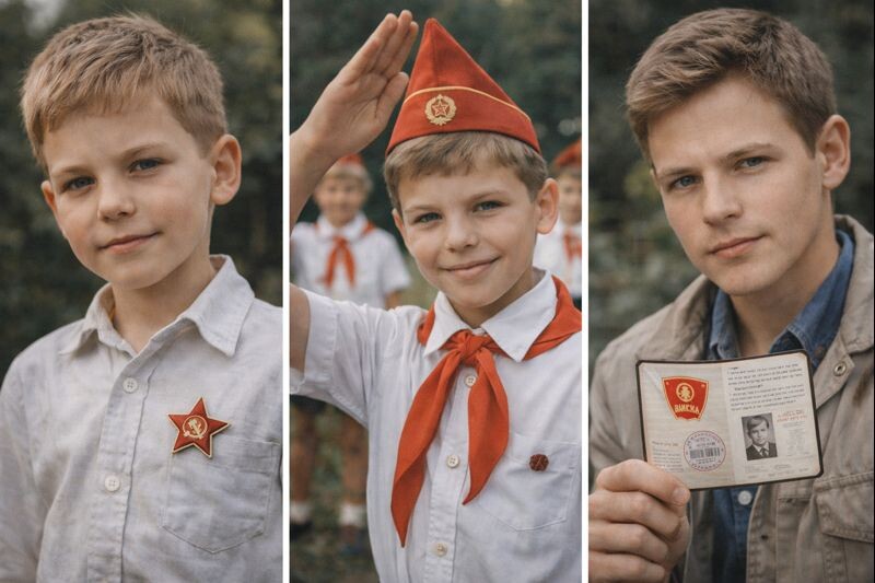 Три ступени советского детства, через которые прошли миллионы — от звездочки до комсомольского билета