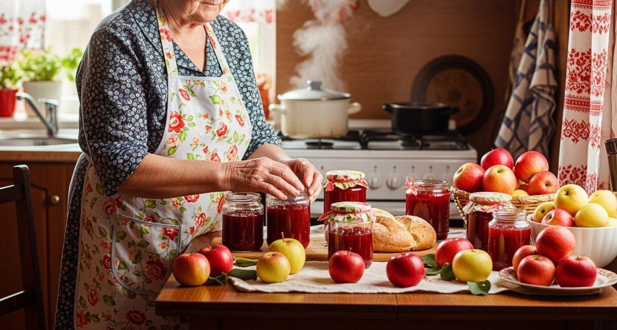 Ароматное яблочное варенье с апельсином