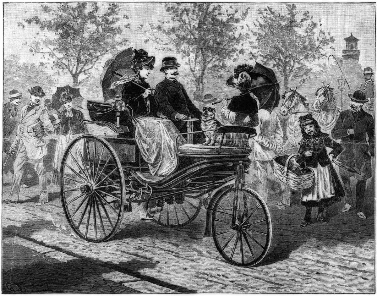 Mercedes-Benz📷В 1888-м, в том же году, когда Берта Бенц совершила свою эпическую поездку, в сентябрьском номере лейпцигской газеты Illustrierte Zeitung был опубликован первый современный иллюстрированный отчет о поездке на автомобиле Benz Patent-Motorwagen Model 3.
