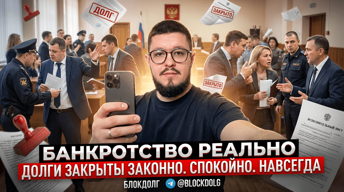    Процесс банкротства физических лиц и списание долгов Максим