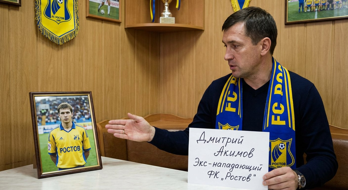 15 января 2024 года спортивное сообщество погрузилось в глубокую скорбь: в возрасте 45 лет ушёл из жизни экс-футболист ФК «Ростов» и ряда других престижных команд Дмитрий Акимов. Фото: нейросеть