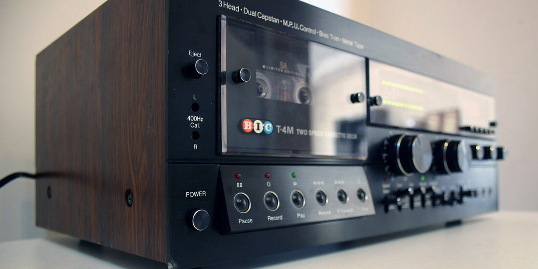 Кассетная дека BIC T-4M "полный фарш" на скорости 9.5 см/с