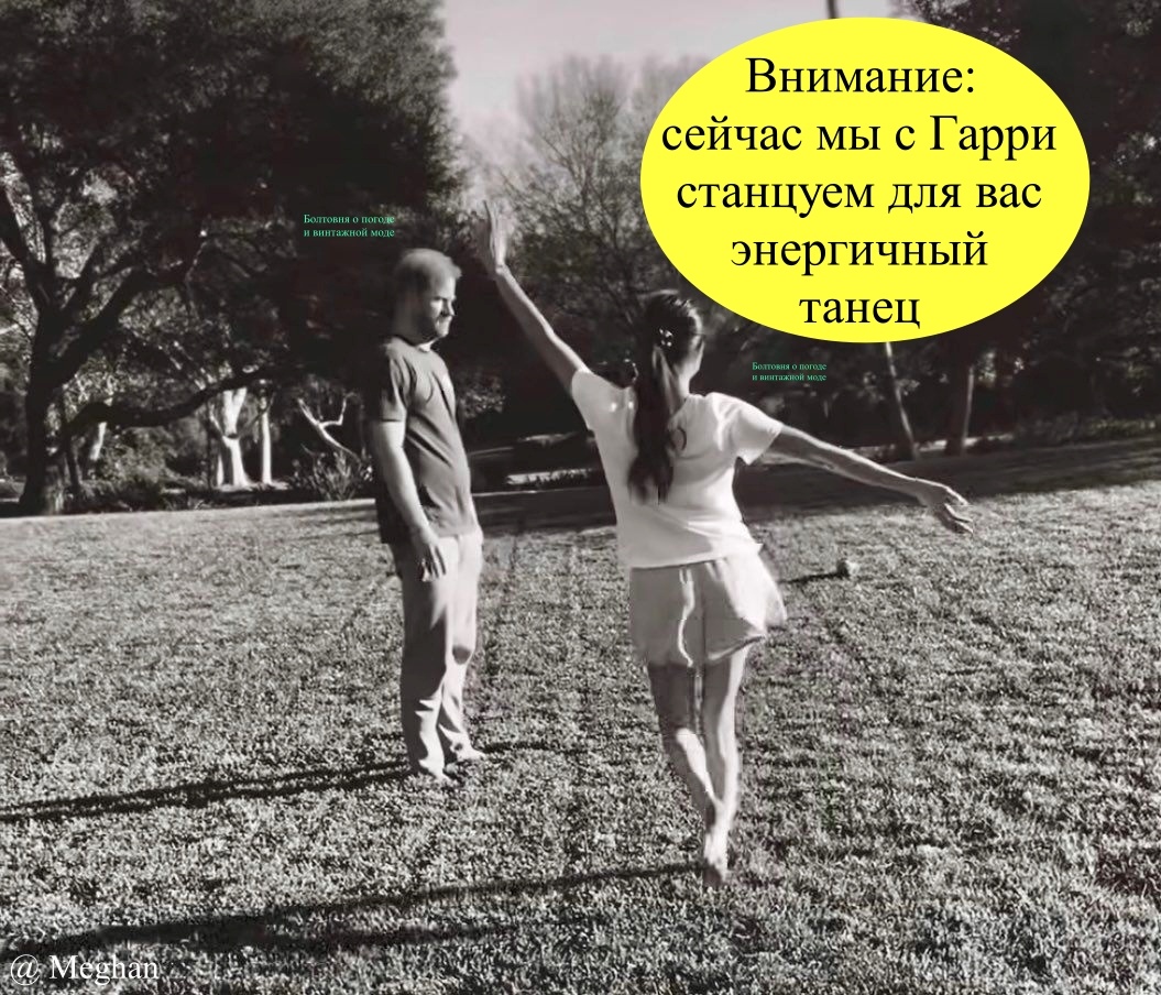 Не знаю, как вы, а лично я считаю, что снятый Лилибет ролик герцоги Сассекские могут использовать в качестве заявки на участие в телешоу "Танцы со звёздами"
