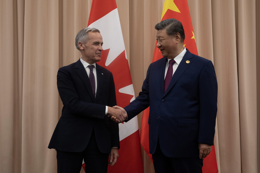 Премьер-министр Канады и председатель Китая
 Фото: Zuma / TASS