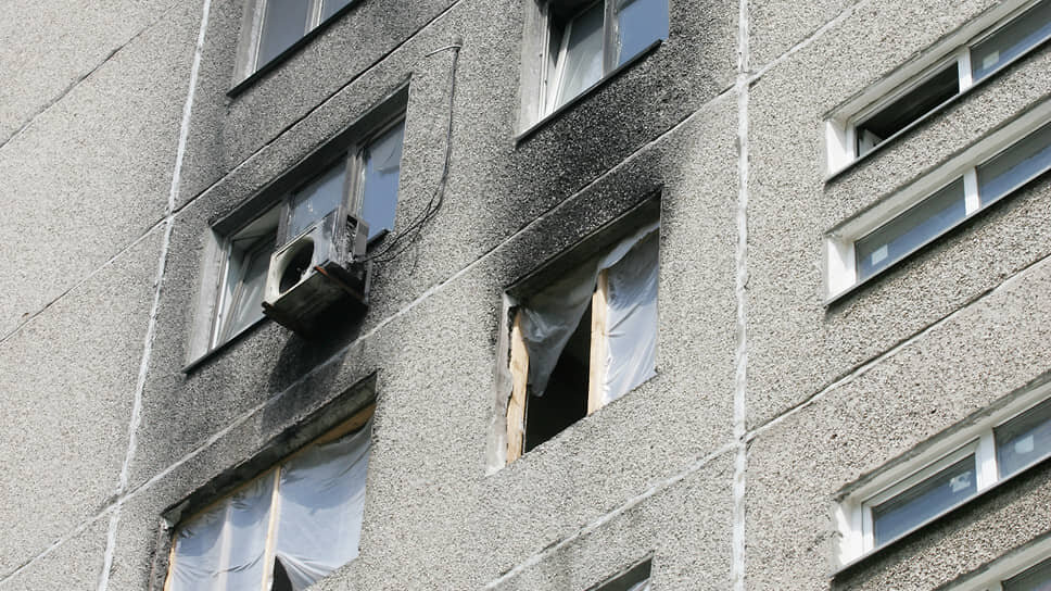 Из-за взрыва в доме на улице Фучика пострадали несколько квартир.📷Фото: Роман Яровицын / Коммерсантъ