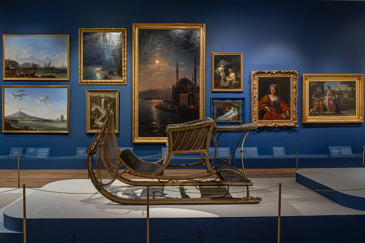 Сани одноместные. Россия, Санкт-Петербург, Мастерская И. К. Букендаля 1770–1797 гг. ГМЗ «Царское Село»