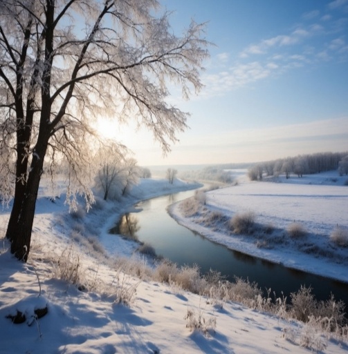 Зимний пейзаж 