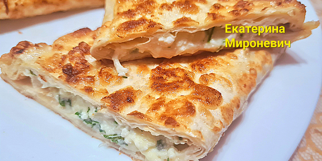 "Ленивые хачапури" из лаваша.