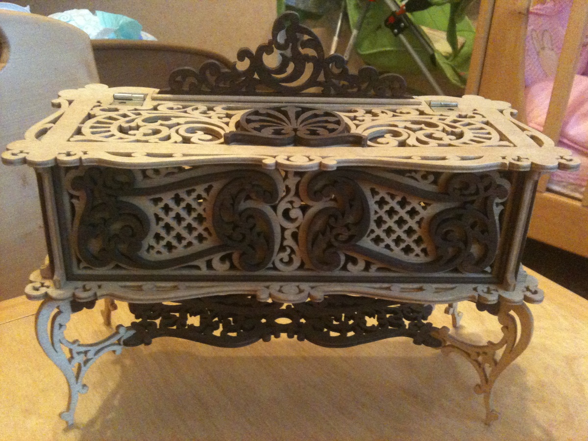 Вот такая шкатулка была однажды сделана мной.