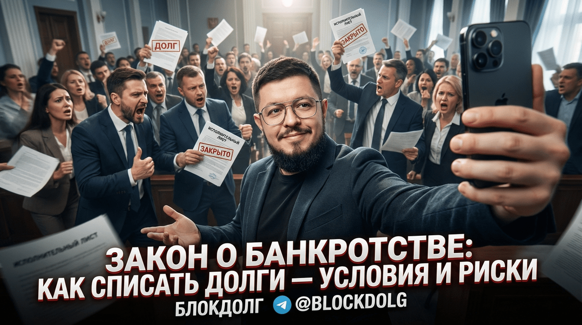    Закон о банкротстве: условия и риски списания долгов Максим