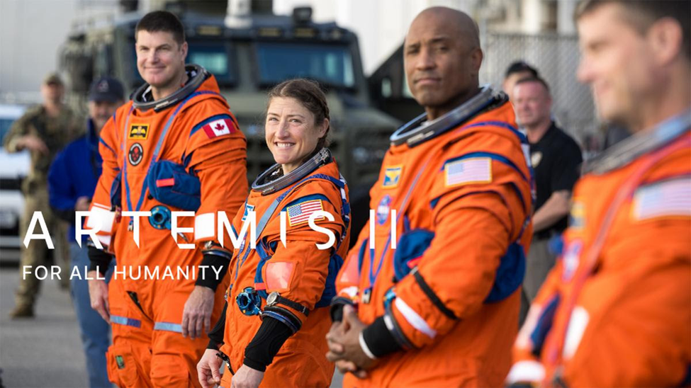 Четыре астронавта отправятся в облет Луны на борту миссии «Артемида-2», первой пилотируемой миссии на пути НАСА к созданию долгосрочного присутствия на Луне для научных исследований и изучения космоса в рамках программы «Артемида». Десятидневный полет поможет подтвердить системы и оборудование, необходимые для первых пилотируемых миссий по исследованию Луны.