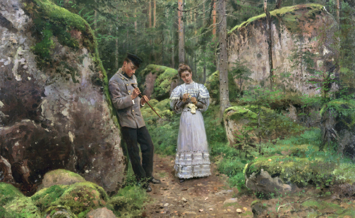 / Владимир Маковский, "Перед объяснением (Свидание)", 1898–1900 гг /