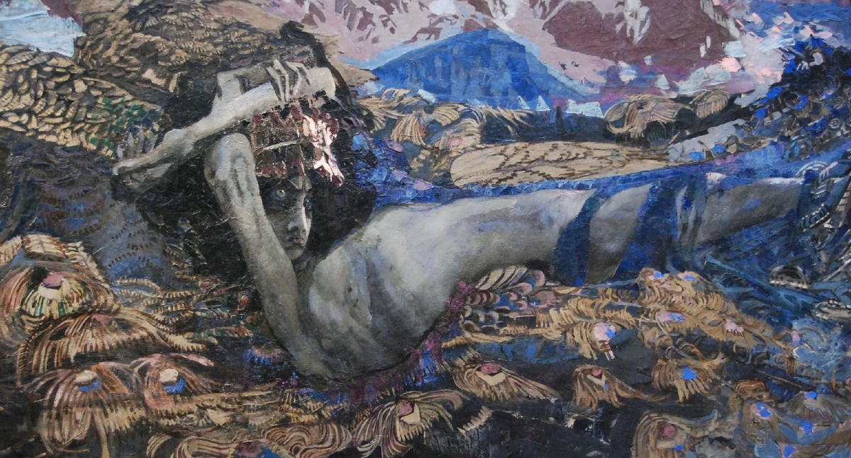 / Михаил Врубель, "Демон поверженный", 1902 г. /