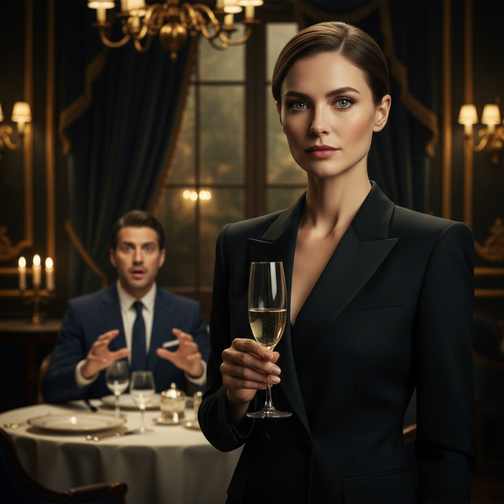 Рассмеялась. Громко, одиноко, в идеальной тишине дорогой кухни.