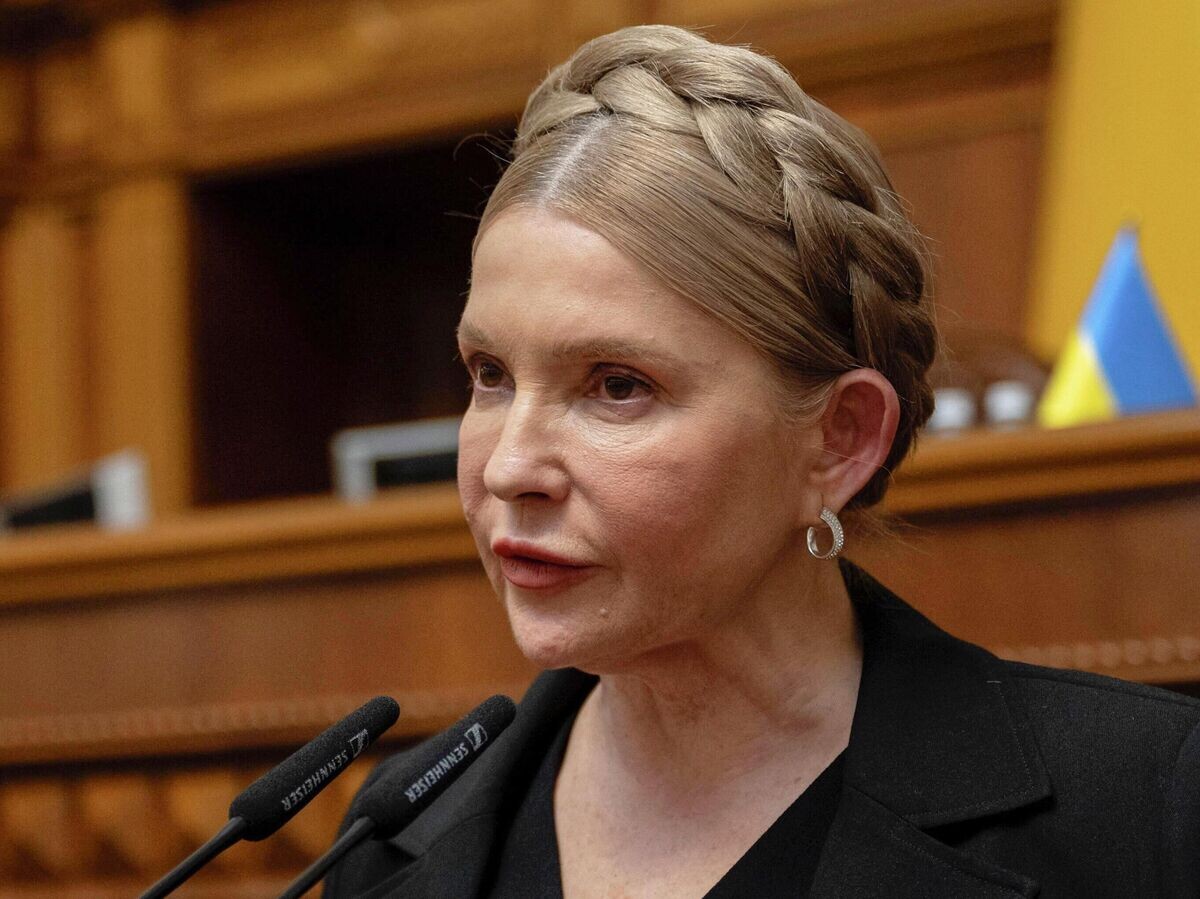    Юлия Тимошенко во время заседания Верховной рады Украины | © REUTERS / Andrii Nesterenko