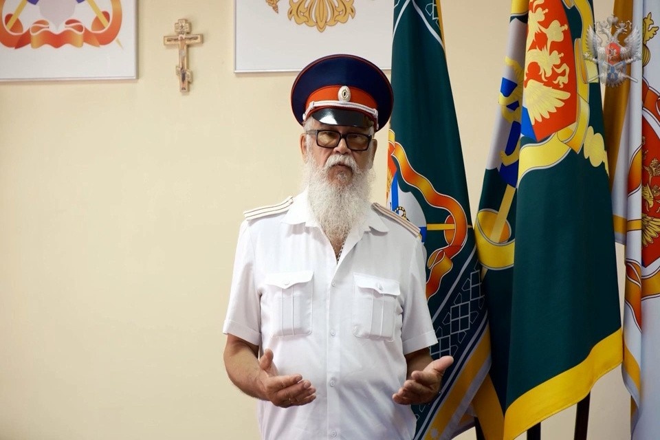    Николай Бянкин стал новым атаманом Уссурийского казачьего войска. Фото: из архива Всероссийского казачьего войска.