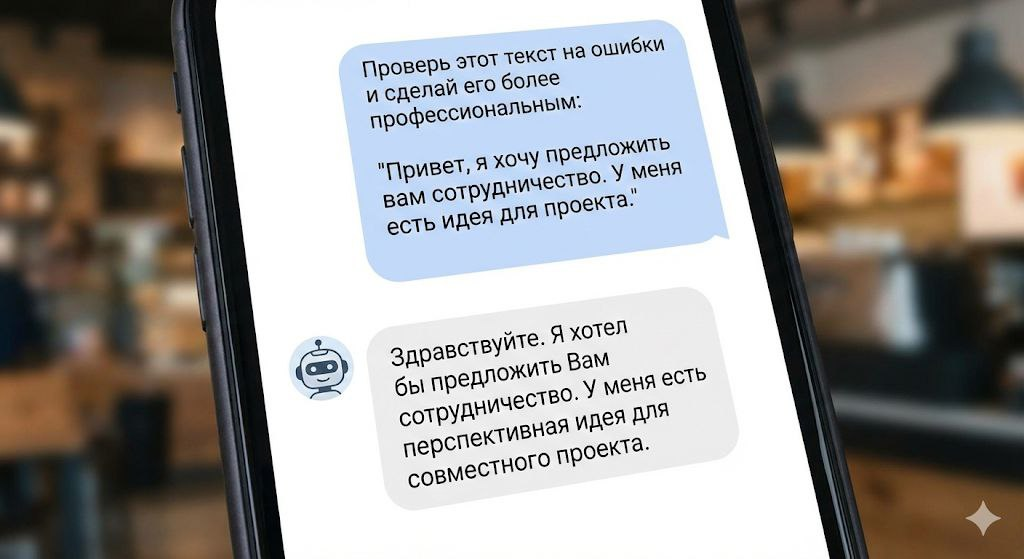 ИИ стал моим личным редактором и корректором 24/7.