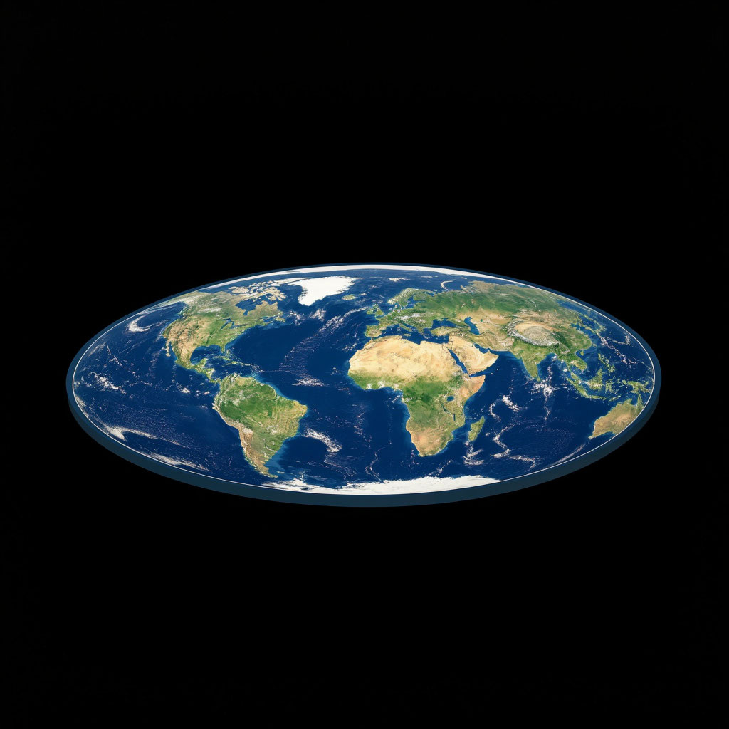 Край земли в представлении Алисы AI