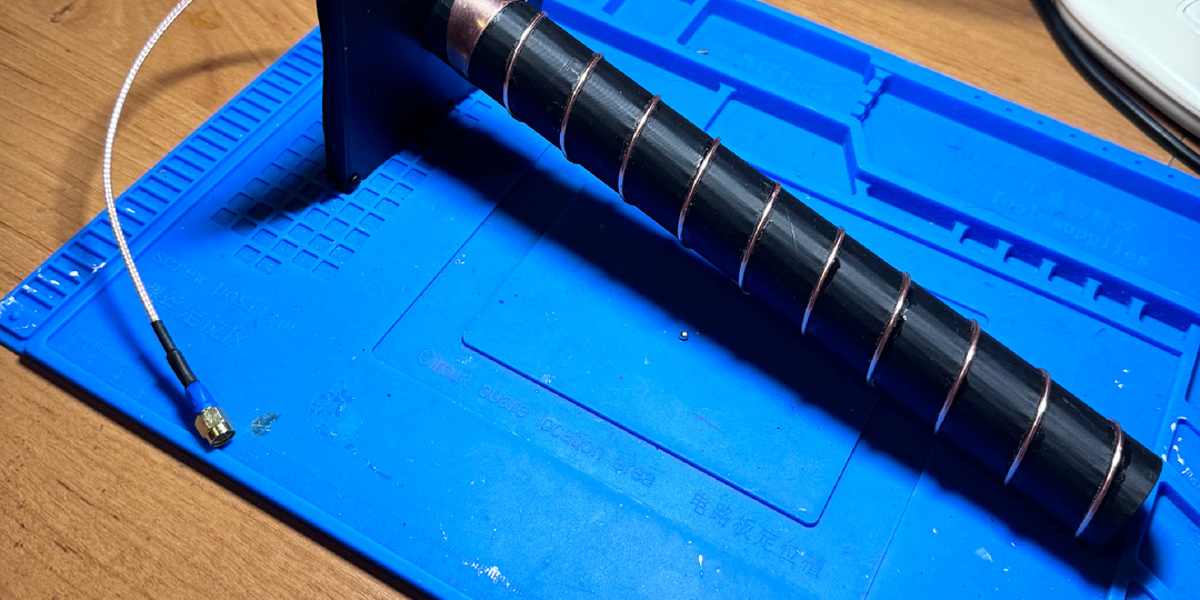 Изготовление антенны helix на 3,3 ГГц