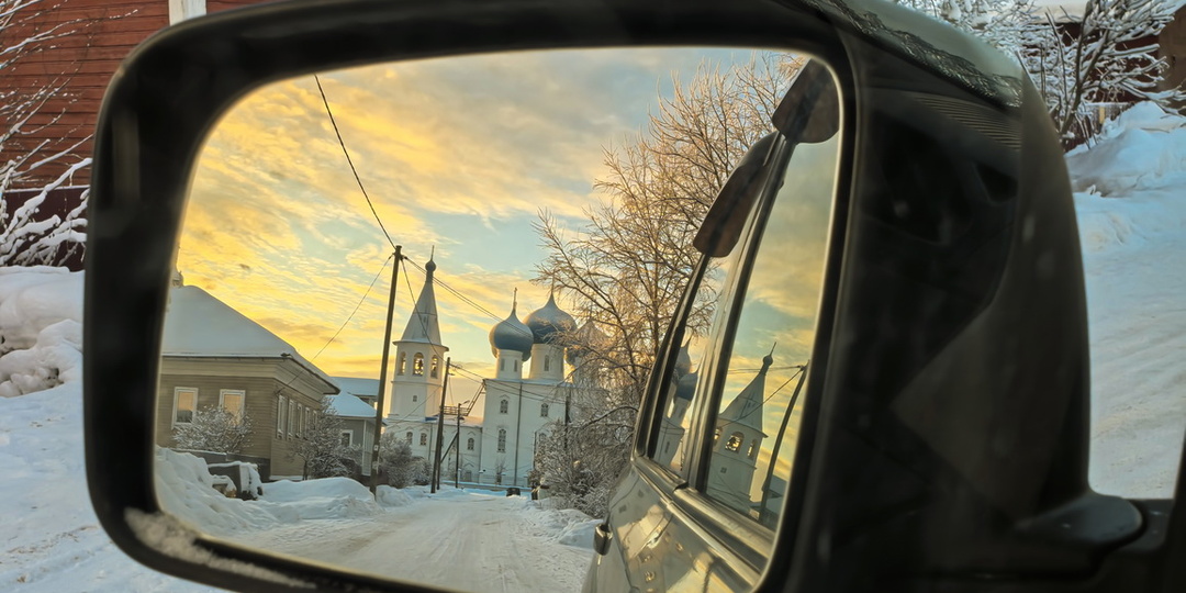 Зимний день в Заостровье