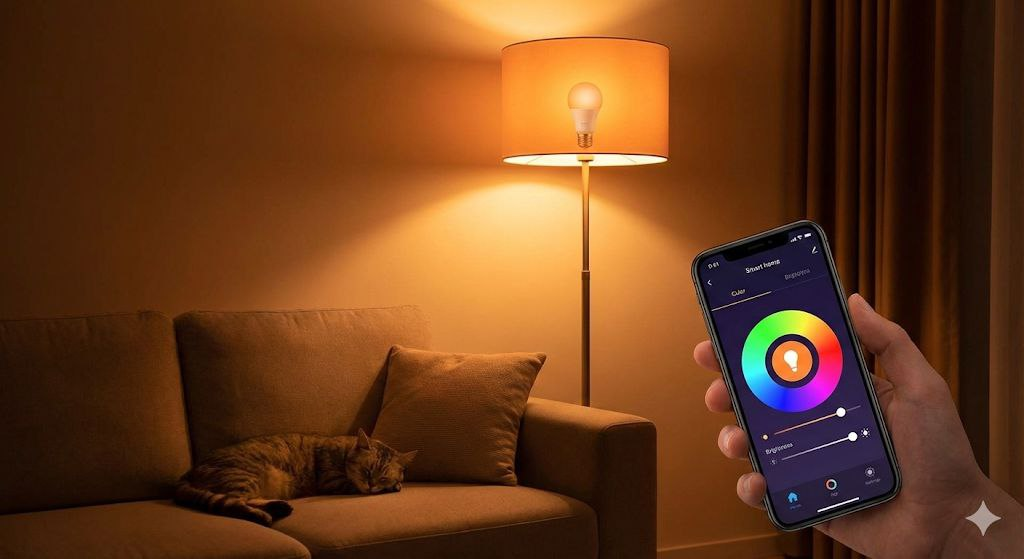 Теперь я управляю атмосферой в комнате, не вставая с дивана.