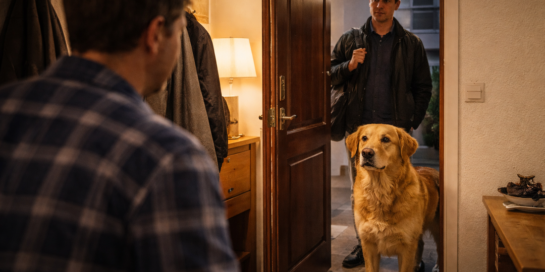 Пёс начал “проверять” моих гостей. И один раз он оказался слишком прав