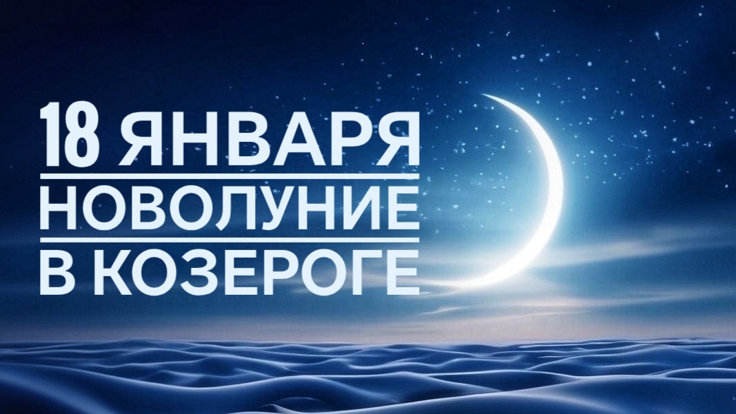 Новолуние 18 января