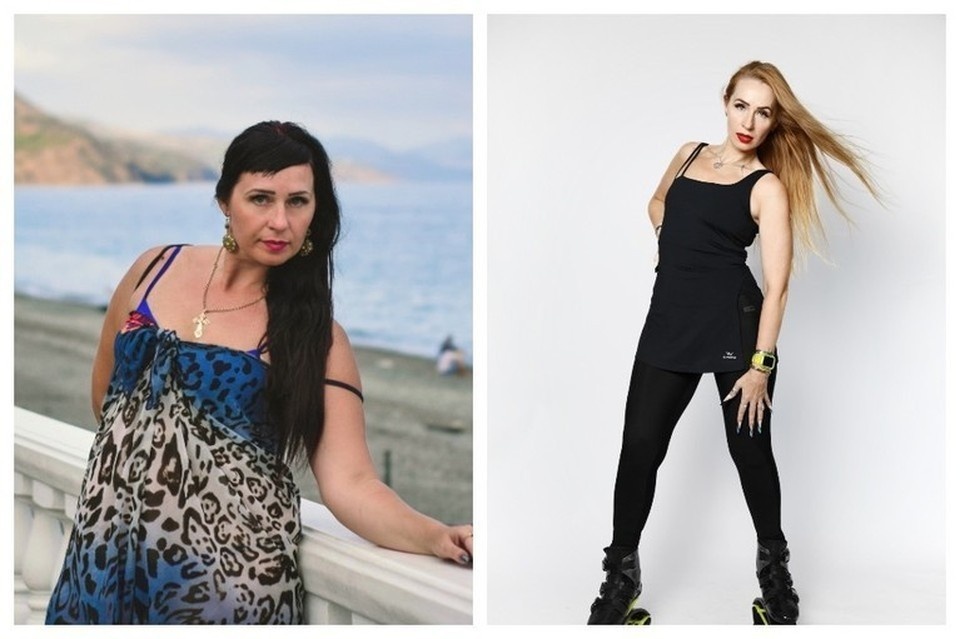    Раньше крымчанка весила 112 килограммов! Фото: Личный архив Надежды Шевцовой