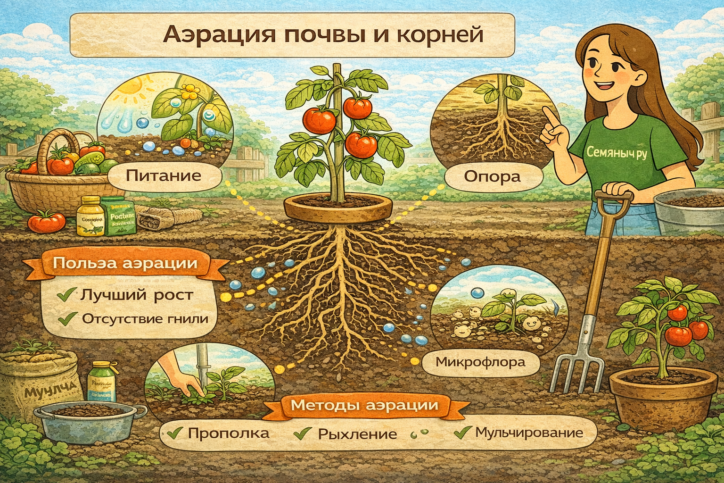 Дышащая почва — здоровые корни и активный рост вместе с экспертами Семяныч.ру