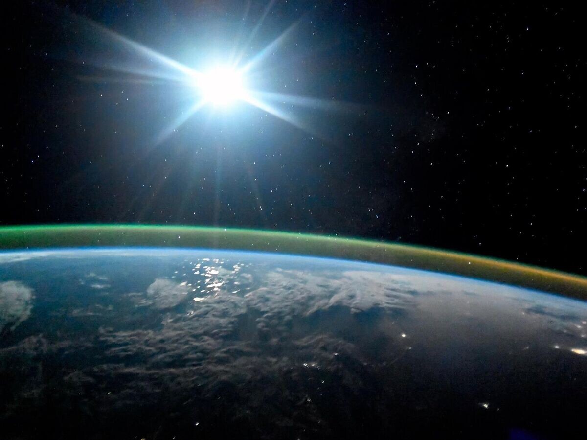    Ночная планета Земля © Фото : Роскосмос/Сергей Рязанский