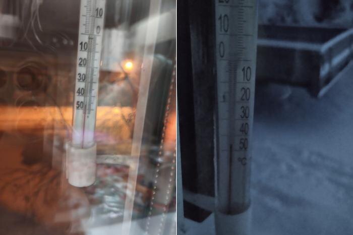 В Сибири ударили морозы ниже минус 50 градусов. © Telegram / NGS24.RU — Новости Красноярска / Ксения / Елена Павленок (Черненко)