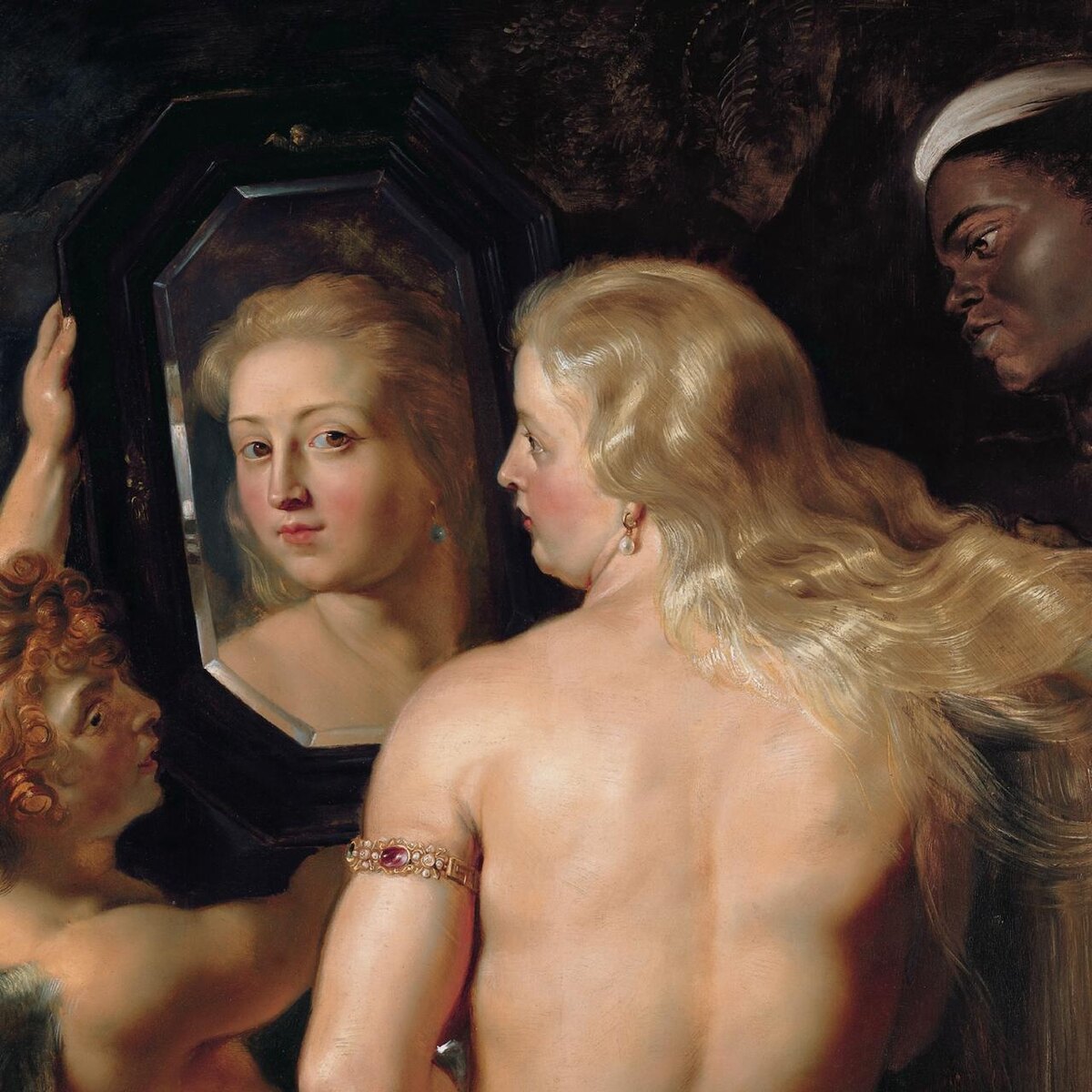 Питер Пауль Рубенс. «Туалет Венеры» (фрагмент), между 1614 и 1615 гг.