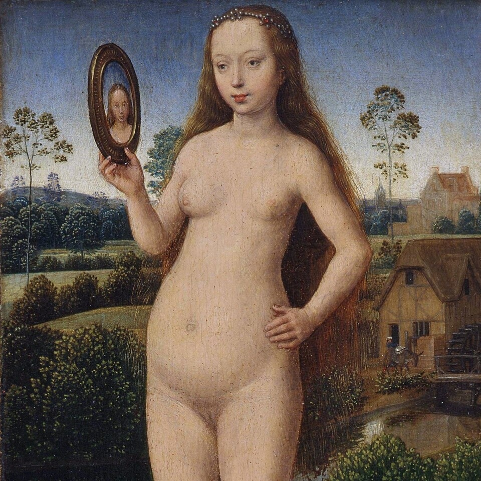 Ганс Мемлинг. «Триптих земного тщеславия и божественного спасения» (фрагмент), 1485 г.